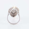 Bague 56 Bague marquise navette en or blanc 18 ct et diamants 58 Facettes HS20833