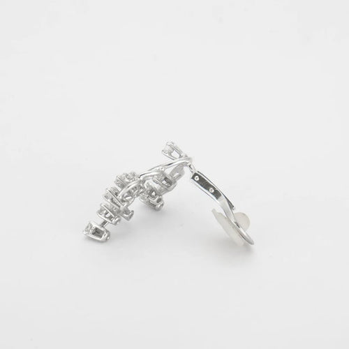 Boucles d'oreilles Boucles d'oreilles - Or gris 18K et diamants 0,5 ct 58 Facettes HS7269