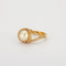 Bague 54 Bague perle de culture et diamants en or jaune 18K 58 Facettes HS20599