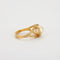 Bague 54 Bague perle de culture et diamants en or jaune 18K 58 Facettes HS20599