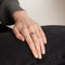 Bague 54 Bague Toi et Moi en or gris 18K/platine avec saphir et diamants 58 Facettes HS5517
