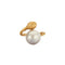 Bague 54 Bague en or jaune 18K avec perle South Sea 58 Facettes HS4288