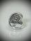 Bague 52 Bague pavée de diamants en or blanc 18 carats 58 Facettes