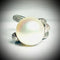 Bague 54 Bague perle des mers du Sud et diamants en or blanc 18 carats 58 Facettes