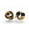Boucles d'oreilles Chaumet - Boucles d’oreilles clips en or jaune 18 carats, onyx et diamants 58 Facettes