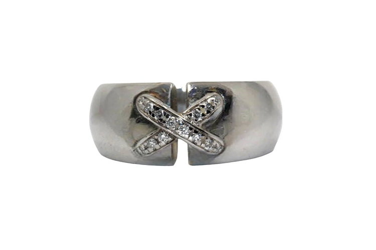 Bague 55 Chaumet Liens - Bague en or blanc 18 carats et diamants 58 Facettes F89LP24