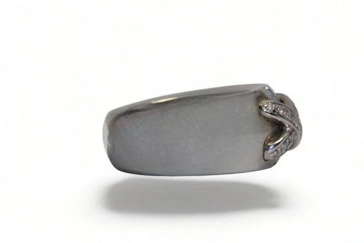 Bague 55 Chaumet Liens - Bague en or blanc 18 carats et diamants 58 Facettes F89LP24