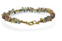 Bracelet Bracelet saphirs multicolores taille briolette en or jaune 18 carats 58 Facettes