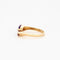Bague 55 Bague Toi et Moi en or jaune 18k et améthyste, tourmaline 58 Facettes AB53