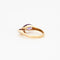 Bague 55 Bague Toi et Moi en or jaune 18k et améthyste, tourmaline 58 Facettes AB53
