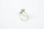 Bague 55 Bague au firmament en or jaune 18 carats, émail bleu et marcassites 58 Facettes SQ3745106