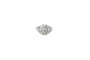 Bague 48 Bague marguerite en or blanc 18 k et diamants 58 Facettes SQ8512637
