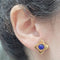 Boucles d'oreilles Boucles d’oreilles - Lapis-lazuli en or jaune 18k 58 Facettes PE298