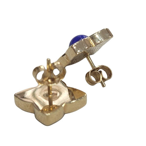 Boucles d'oreilles Boucles d’oreilles - Lapis-lazuli en or jaune 18k 58 Facettes PE298