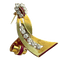Broche Paul N Lackritz - Broche ruban rétro en or jaune, rubis et diamants 58 Facettes 248596