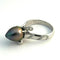 Bague 58 MEL'S - Bague en or gris avec perle noire et diamants 58 Facettes 042361
