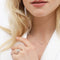 Bague 52 Golden Heart - Bague en or blanc 18 carats et diamants 58 Facettes BAFC2OBDJ