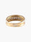 Bague 53 Demi-alliance en or jaune 750 58 Facettes
