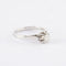 Bague 48 Solitaire - Bague en or gris 750 avec diamant env. 0,20 ct 58 Facettes