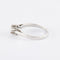 Bague 48 Solitaire - Bague en or gris 750 avec diamant env. 0,20 ct 58 Facettes