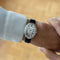 Montre Cartier Baignoire - Montre Medium en or blanc, cadran argent romain 58 Facettes