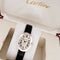 Montre Cartier Baignoire - Montre Medium en or blanc, cadran argent romain 58 Facettes