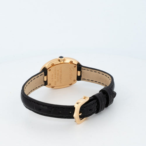 Montre Cartier Baignoire - Montre medium en or jaune, cadran argenté romain 58 Facettes