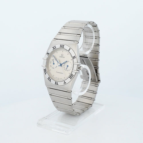 Montre Omega Constellation - Montre à quartz cadran ivoire en acier 58 Facettes