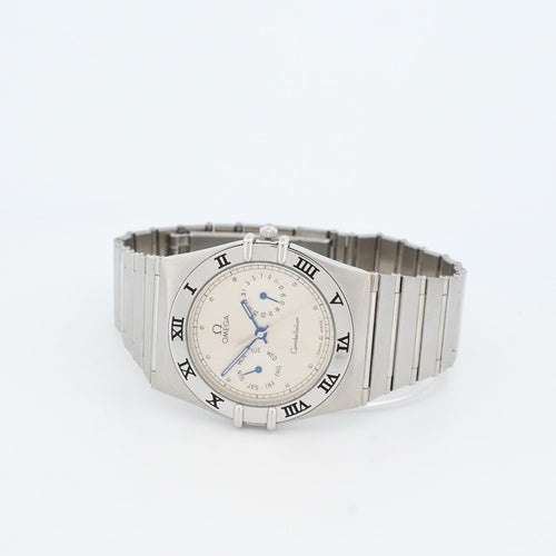 Montre Omega Constellation - Montre à quartz cadran ivoire en acier 58 Facettes