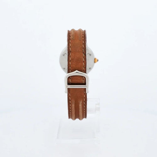 Montre Cartier Must 21 - Montre SM cadran ivoire en or et acier 58 Facettes