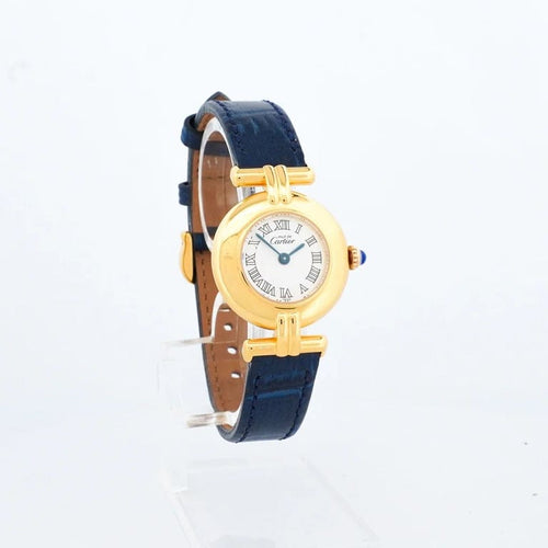 Montre Cartier Must Colisée - Montre femme 24 mm cadran ivoire 58 Facettes