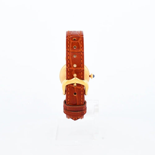 Montre Cartier Must Colisée - Montre femme à cadran romain noir 58 Facettes