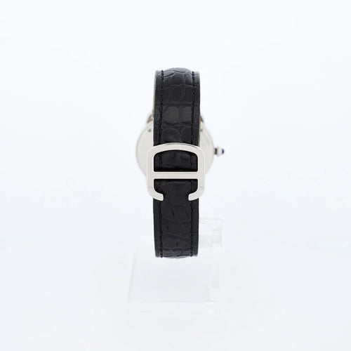 Montre Cartier Ronde Solo - Montre ronde SM en acier 58 Facettes