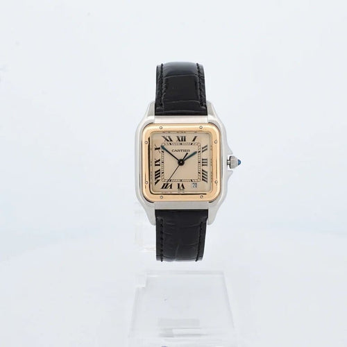 Montre Cartier Panthère - Montre en acier et or jaune, cadran ivoire 58 Facettes