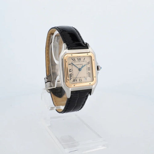 Montre Cartier Panthère - Montre en acier et or jaune, cadran ivoire 58 Facettes