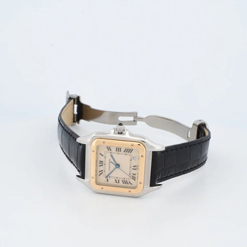 Montre Cartier Panthère - Montre en acier et or jaune, cadran ivoire 58 Facettes