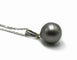 Collier Collier en or blanc 18 carats avec perle de Tahiti 58 Facettes