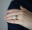 Bague 54.5 Bague en or jaune, or blanc et diamant 58 Facettes