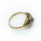 Bague 54.5 Bague en or jaune, or blanc et diamant 58 Facettes