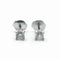 Boucles d'oreilles Puces d’oreilles en or blanc 18 carats et diamants 0,22 ct 58 Facettes