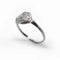Bague 58 Bague Art déco octogonale en or blanc 18 ct et diamants 58 Facettes