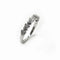 Bague 53 Alliance - Bague en or blanc 18 carats et diamants 58 Facettes