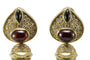 Boucles d'oreilles Marina B - Boucles d’oreilles vintage en or jaune, améthyste, onyx, rubis et diamants 58 Facettes 3294