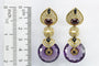 Boucles d'oreilles Marina B - Boucles d’oreilles vintage en or jaune, améthyste, onyx, rubis et diamants 58 Facettes 3294