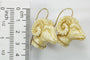 Boucles d'oreilles Boucles d’oreilles anciennes en ivoire sculpté et or 14 carats 58 Facettes 7276