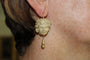 Boucles d'oreilles Boucles d'oreilles Bacchus - Camées en pierre de lave en or 14 carats 58 Facettes 7396
