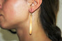 Boucles d'oreilles Boucles d'oreilles pendantes en or 14 carats et corail Sciacca 58 Facettes 7588