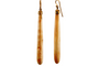 Boucles d'oreilles Boucles d'oreilles pendantes en or 14 carats et corail Sciacca 58 Facettes 7588
