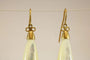 Boucles d'oreilles Boucles d’oreilles anciennes en or 14 carats et nacre 58 Facettes 7600