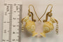 Boucles d'oreilles Boucles d’oreilles antiques en ivoire sculpté et or 14 carats 58 Facettes 7602